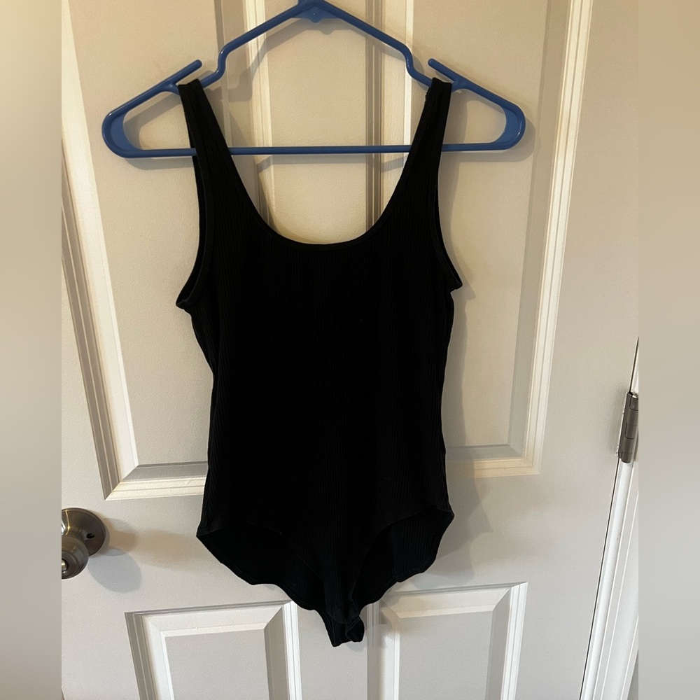 Old Navy Black Bodysuit Classic Cut - size large